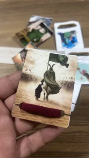 ۹ عدد کارت گیفت کش مو طرح حضرت رقیه